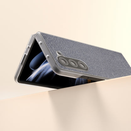 Frosted Transparent Edge Diamond Phone Case, For Samsung Galaxy Z Fold6 5G, For Samsung Galaxy Z Fold5