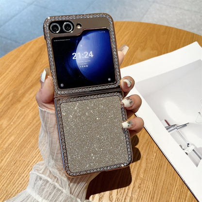 Gradient Glitter Powder Electroplated Diamond PC Full Coverage Shockproof Phone Case