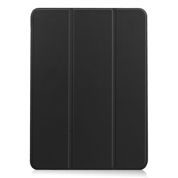 Custer Pure Color 3-Fold Holder Smart Leather Tablet Case, For iPad Air 11 2026 / 2025 / 2024
