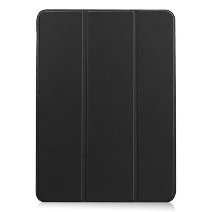 Custer Pure Color 3-Fold Holder Smart Leather Tablet Case, For iPad Air 11 2026 / 2025 / 2024