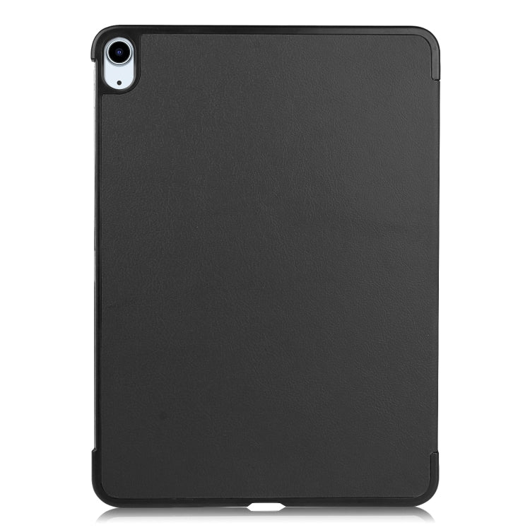Custer Pure Color 3-Fold Holder Smart Leather Tablet Case, For iPad Air 11 2026 / 2025 / 2024