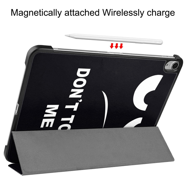 Custer Painted 3-Fold Holder Smart Leather Tablet Case, For iPad Air 13 2026 / 2025 / 2024, For iPad Pro 13  2025 / 2024