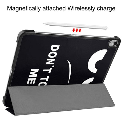 Custer Painted 3-Fold Holder Smart Leather Tablet Case, For iPad Air 13 2026 / 2025 / 2024, For iPad Pro 13  2025 / 2024