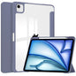 Pure Color 3-fold Clear TPU Smart Leather Tablet Case, For iPad Air 13 2026 / 2025 / 2024, For iPad Pro 13 2025 / 2024, For iPad Pro 11 2025 / 2024