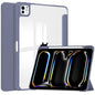 Pure Color 3-fold Clear TPU Smart Leather Tablet Case, For iPad Air 13 2026 / 2025 / 2024, For iPad Pro 13 2025 / 2024, For iPad Pro 11 2025 / 2024