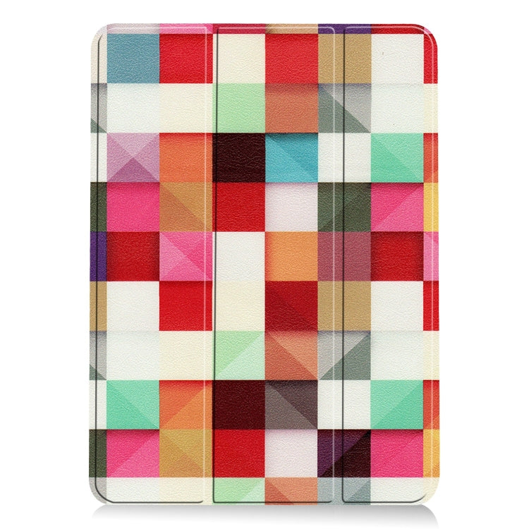 Custer Painted 3-Fold Holder Smart Leather Tablet Case, For iPad Air 11 2026 / 2025 / 2024