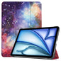 Custer Painted 3-Fold Holder Smart Leather Tablet Case, For iPad Air 11 2026 / 2025 / 2024