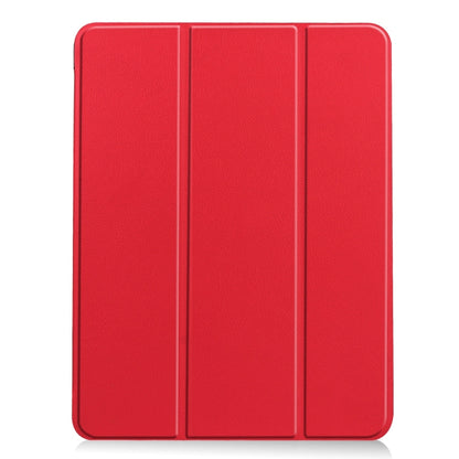 Custer TPU Pure Color 3-Fold Holder Smart Leather Tablet Case, For iPad Air 11 2024 / 2025 / 2026