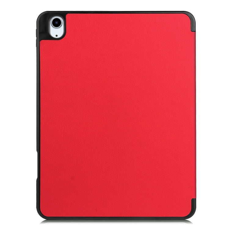 Custer TPU Pure Color 3-Fold Holder Smart Leather Tablet Case, For iPad Air 11 2024 / 2025 / 2026