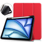 Custer TPU Pure Color 3-Fold Holder Smart Leather Tablet Case, For iPad Air 11 2024 / 2025 / 2026