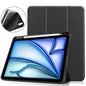 Custer TPU Pure Color 3-Fold Holder Smart Leather Tablet Case, For iPad Air 11 2024 / 2025 / 2026