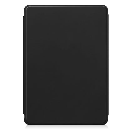 Transparent Rotation Smart Leather Tablet Case with Keyboard