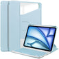 Transparent Rotation Smart Leather Tablet Case with Keyboard, For iPad Air 13 2026 / 2025 / 2024, For iPad Air 11 2026 / 2025 / 2024, For iPad Pro 13 2025 / 2024, For iPad Pro 11 2025 / 2024
