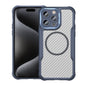Carbon Fiber Texture MagSafe Translucent Phone Case, For iPhone 15 Pro, For iPhone 15 Plus / 14 Plus, For iPhone 15, For iPhone 14, For iPhone 14 Pro, For iPhone 14 Pro Max