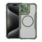 Carbon Fiber Texture MagSafe Translucent Phone Case, For iPhone 15 Pro, For iPhone 15 Plus / 14 Plus, For iPhone 15, For iPhone 14, For iPhone 14 Pro, For iPhone 14 Pro Max