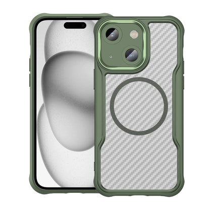 Carbon Fiber Texture MagSafe Translucent Phone Case, For iPhone 15, For iPhone 14, For iPhone 14 Pro, For iPhone 14 Pro Max, For iPhone 13 Pro Max, For iPhone 13 Pro
