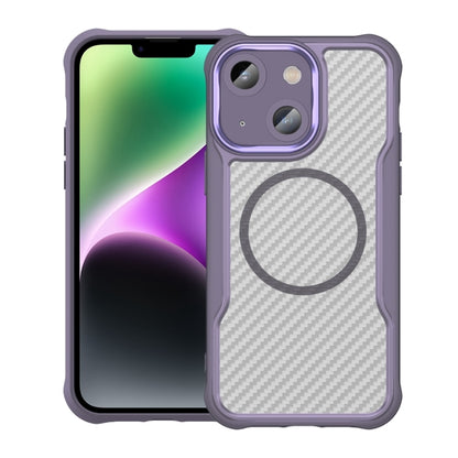 Carbon Fiber Texture MagSafe Translucent Phone Case, For iPhone 15, For iPhone 14, For iPhone 14 Pro, For iPhone 14 Pro Max, For iPhone 13 Pro Max, For iPhone 13 Pro