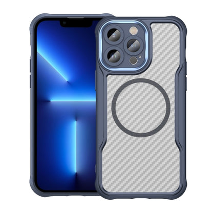 Carbon Fiber Texture MagSafe Translucent Phone Case, For iPhone 15, For iPhone 14, For iPhone 14 Pro, For iPhone 14 Pro Max, For iPhone 13 Pro Max, For iPhone 13 Pro