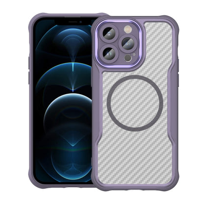 Carbon Fiber Texture MagSafe Translucent Phone Case, For iPhone 13, For iPhone 12, For iPhone 12 Pro Max, For iPhone 12 Pro, For iPhone 11 Pro Max, For iPhone 11