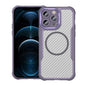 Carbon Fiber Texture MagSafe Translucent Phone Case, For iPhone 13, For iPhone 12, For iPhone 12 Pro Max, For iPhone 12 Pro, For iPhone 11 Pro Max, For iPhone 11