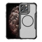 Carbon Fiber Texture MagSafe Translucent Phone Case, For iPhone 11 Pro Max, For iPhone 11, For iPhone 11 Pro