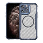 Carbon Fiber Texture MagSafe Translucent Phone Case, For iPhone 11 Pro Max, For iPhone 11, For iPhone 11 Pro