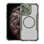Carbon Fiber Texture MagSafe Translucent Phone Case, For iPhone 11 Pro Max, For iPhone 11, For iPhone 11 Pro