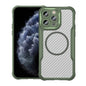 Carbon Fiber Texture MagSafe Translucent Phone Case, For iPhone 11 Pro Max, For iPhone 11, For iPhone 11 Pro