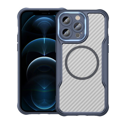 Carbon Fiber Texture MagSafe Translucent Phone Case, For iPhone 13 Pro Max, For iPhone 13 Pro, For iPhone 13, For iPhone 12, For iPhone 12 Pro Max, For iPhone 12 Pro