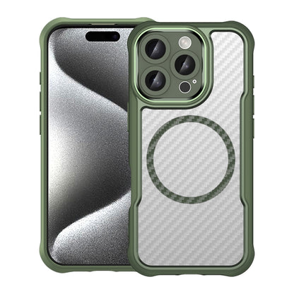 Carbon Fiber Texture MagSafe Translucent Phone Case, For  iPhone Air, For iPhone 16 Pro Max, For iPhone 16 Pro, For iPhone 16 Plus, For iPhone 16, For iPhone 15 Pro Max