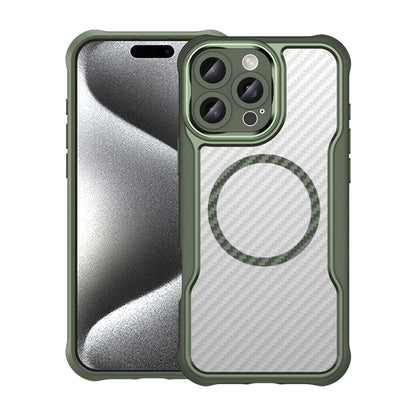 Carbon Fiber Texture MagSafe Translucent Phone Case, For  iPhone Air, For iPhone 16 Pro Max, For iPhone 16 Pro, For iPhone 16 Plus, For iPhone 16, For iPhone 15 Pro Max
