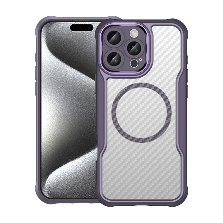 Carbon Fiber Texture MagSafe Translucent Phone Case, For  iPhone Air, For iPhone 16 Pro Max, For iPhone 16 Pro, For iPhone 16 Plus, For iPhone 16, For iPhone 15 Pro Max