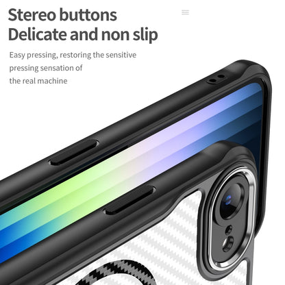 Carbon Fiber Texture MagSafe Translucent Phone Case, For iPhone 17e / 16e, For iPhone 17 Pro Max, For iPhone 17 Pro, For iPhone 17, For  iPhone Air, For iPhone 16 Pro Max