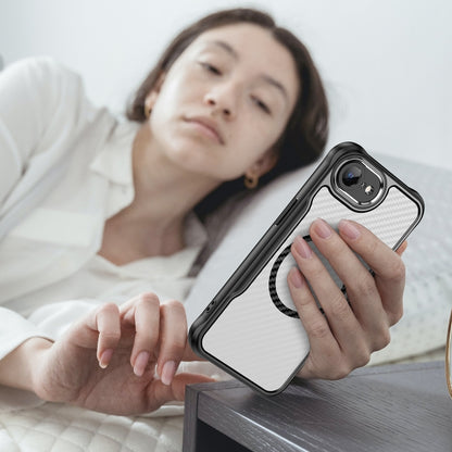 Carbon Fiber Texture MagSafe Translucent Phone Case, For iPhone 17e / 16e, For iPhone 17 Pro Max, For iPhone 17 Pro, For iPhone 17, For  iPhone Air, For iPhone 16 Pro Max