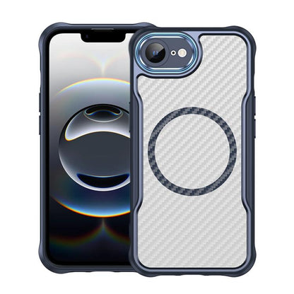 Carbon Fiber Texture MagSafe Translucent Phone Case, For iPhone 18 Pro, For iPhone 18 Pro Max, For iPhone 17e / 16e, For iPhone 17 Pro Max, For iPhone 17 Pro, For iPhone 17