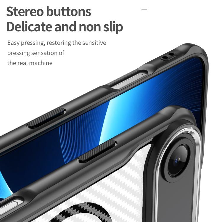 Carbon Fiber Texture MagSafe Translucent Phone Case, For  iPhone Air, For iPhone 16 Pro Max, For iPhone 16 Pro, For iPhone 16 Plus, For iPhone 16, For iPhone 15 Pro Max