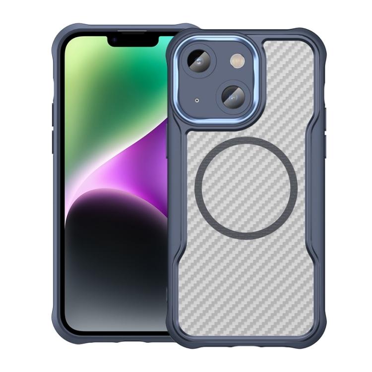 Carbon Fiber Texture MagSafe Translucent Phone Case, For iPhone 13 Pro Max, For iPhone 13 Pro, For iPhone 13, For iPhone 12, For iPhone 12 Pro Max, For iPhone 12 Pro