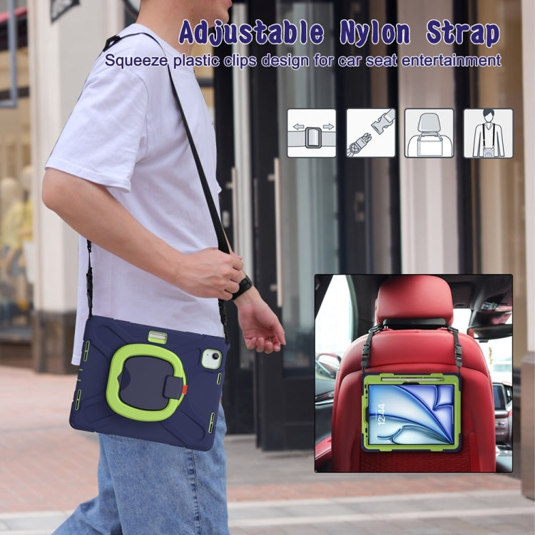 Silicone Hybrid PC Tablet Case with Holder & Shoulder Strap