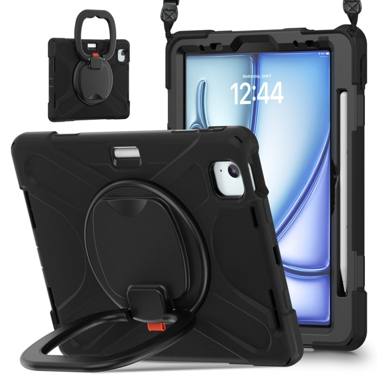 Silicone Hybrid PC Tablet Case with Holder & Shoulder Strap