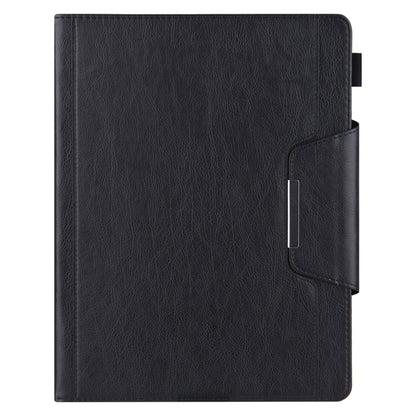 Solid Color Metal Buckle Leather Smart Tablet Case