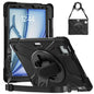 Rotatable Holder Silicone Hybrid PC Tablet Case with Shoulder Strap, For iPad Air 13 2026 / 2025 / 2024, For iPad Air 11 2026 / 2025 / 2024, For iPad Pro 13 2025 / 2024