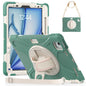 Rotatable Holder Silicone Hybrid PC Tablet Case with Shoulder Strap, For iPad Air 13 2026 / 2025 / 2024, For iPad Air 11 2026 / 2025 / 2024, For iPad Pro 13 2025 / 2024