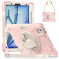 Rotatable Holder Silicone Hybrid PC Tablet Case with Shoulder Strap, For iPad Air 13 2026 / 2025 / 2024, For iPad Air 11 2026 / 2025 / 2024, For iPad Pro 13 2025 / 2024