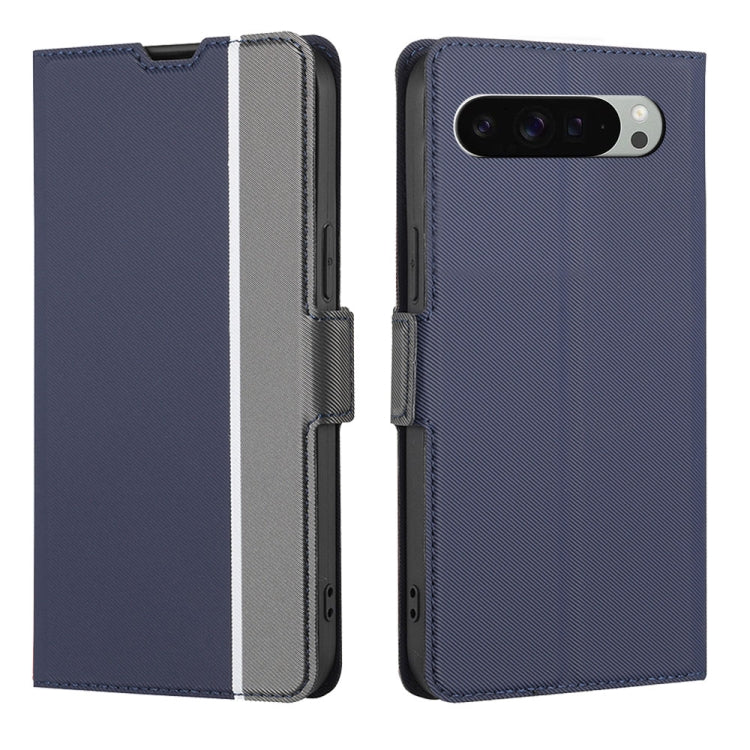 Twill Texture Side Button Leather Phone Case