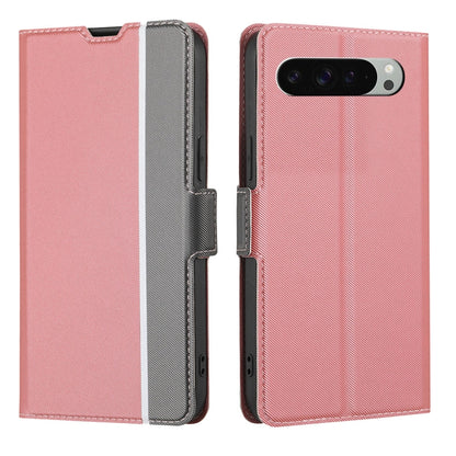 Twill Texture Side Button Leather Phone Case