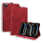 Love Butterfly Embossed Leather Tablet Case