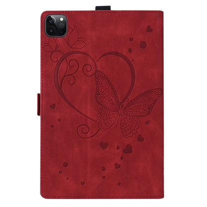 Love Butterfly Embossed Leather Tablet Case