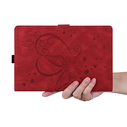 Love Butterfly Embossed Leather Tablet Case