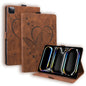 Love Butterfly Embossed Leather Tablet Case