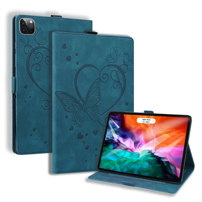 Love Butterfly Embossed Leather Tablet Case